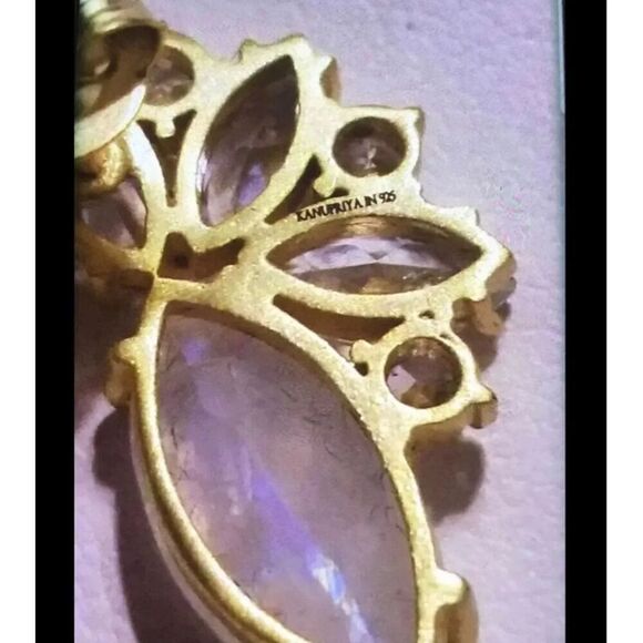 Stunning New Genuine Ethiopian Opal & White Sapphire Gemstone Stud Earrings - Picture 3 of 3